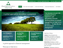 Tablet Screenshot of oakgrovecapital.net